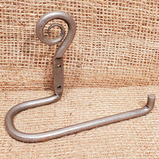 Curly Scroll Top Antique Iron - Toilet Paper Holder - Spearhead Collection - Toilet Paper Holders - Bathroom Decor, Home Decor