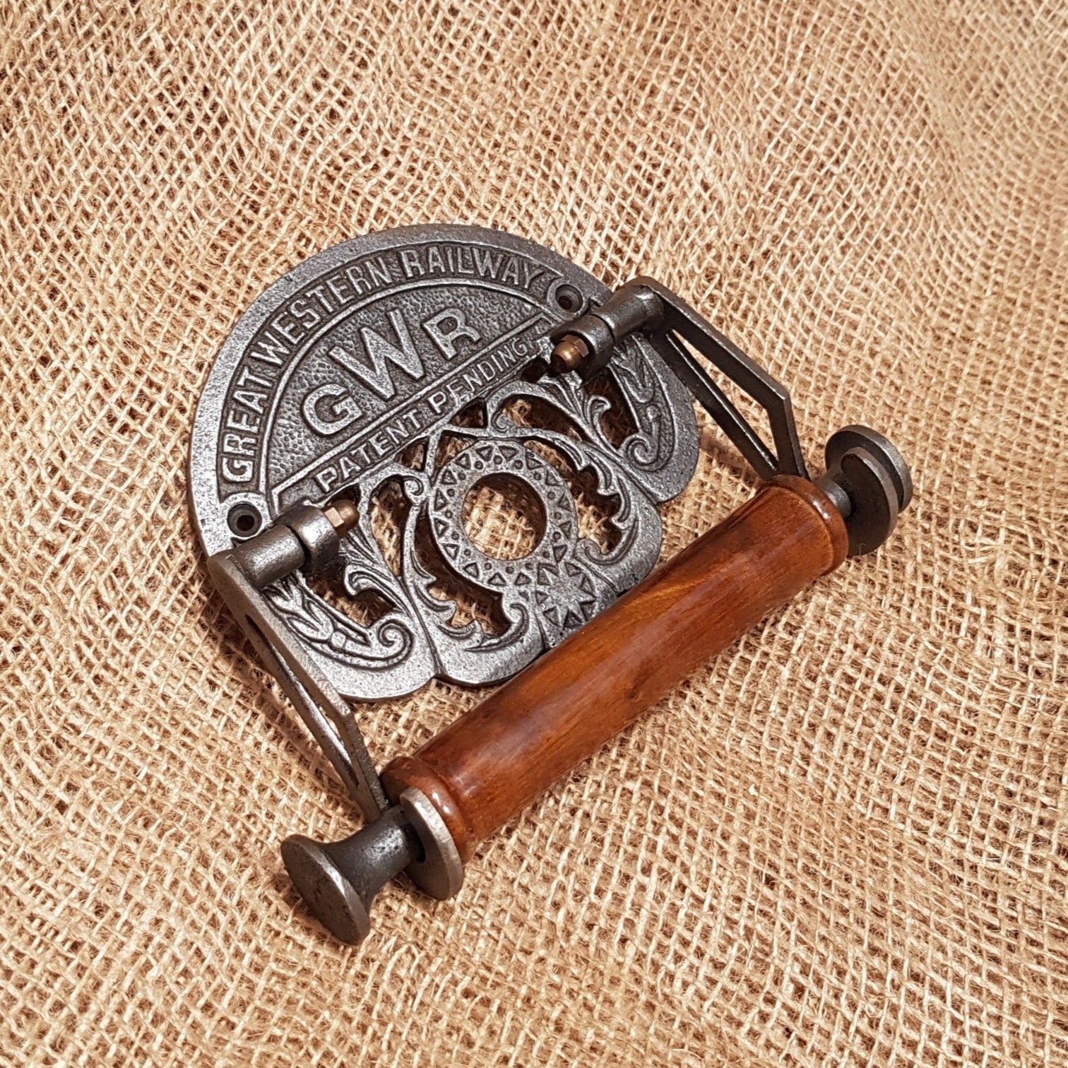 G.W.R. Vintage Toilet Paper Holder - Spearhead Collection - Toilet Paper Holders - Bathroom Decor, Home Decor, Made in England, Toilet Paper Holders