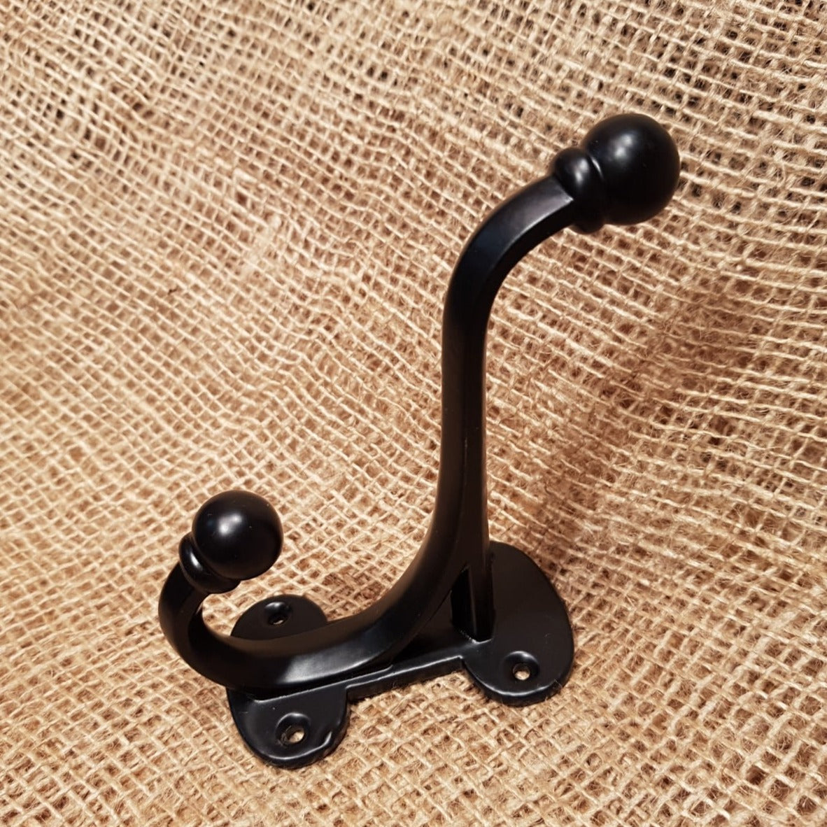 Hall Stand Black Hat & Coat Hook - Black - Spearhead Collection - Hat and Coat Hooks - Hat and Coat Hooks