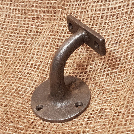 Hand Rail Bracket 3" Antique Iron - Spearhead Collection -  - Barn Restoration, Brackets, Hardware, Home Decor, Misc. Brackets & Fittings, Supports
