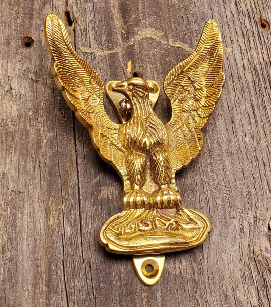 Door Knocker - Brass Golden Eagle - USA