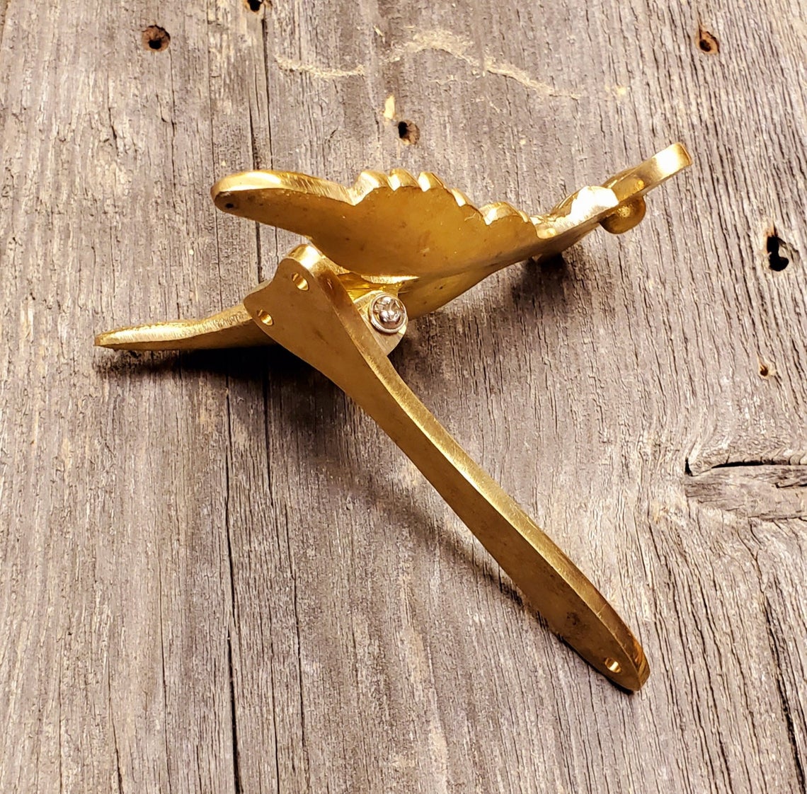 Door Knocker - Brass Golden Eagle - USA - Spearhead Collection - Door & Gate Entryway Hardware - Brass, Door and Entry Way Accessories, Exterior Decor