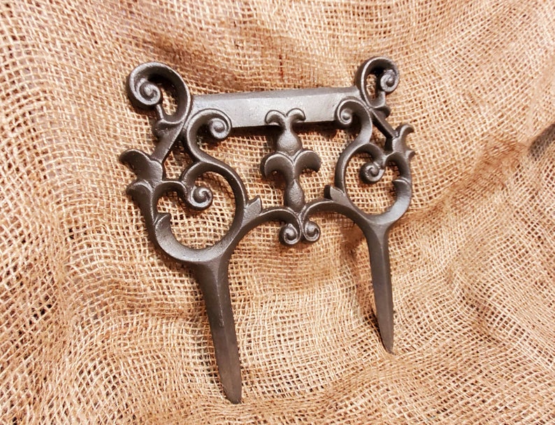 The Argyle Boot Scraper - Antique Iron - Spearhead Collection -  - Barn Restoration, Exterior Decor, Home Decor