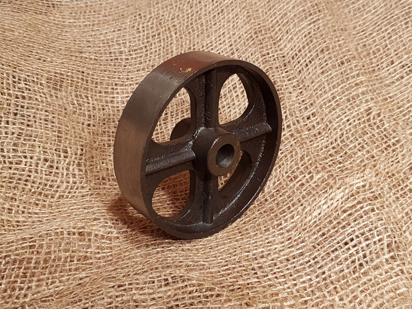 Industrial 4 1/2" Cast Iron Wheel - Spearhead Collection -  - Axles, D.I.Y. - Do It Yourself Projects, Hardware, Industrial hardware, Millwork Hardware