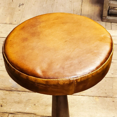 Leather Stool Top