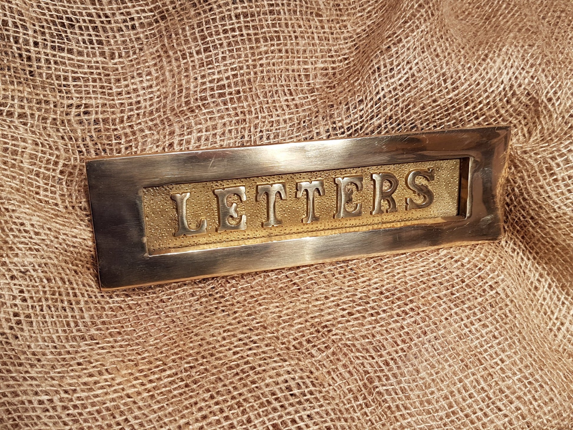 Letter Box Plate - Brass - Spearhead Collection - Door & Gate Entryway Hardware - Brass, Country Farmhouse, Door and Entry Way Accessories, Hardware, Home Decor, Outdoor Decor, Victorian