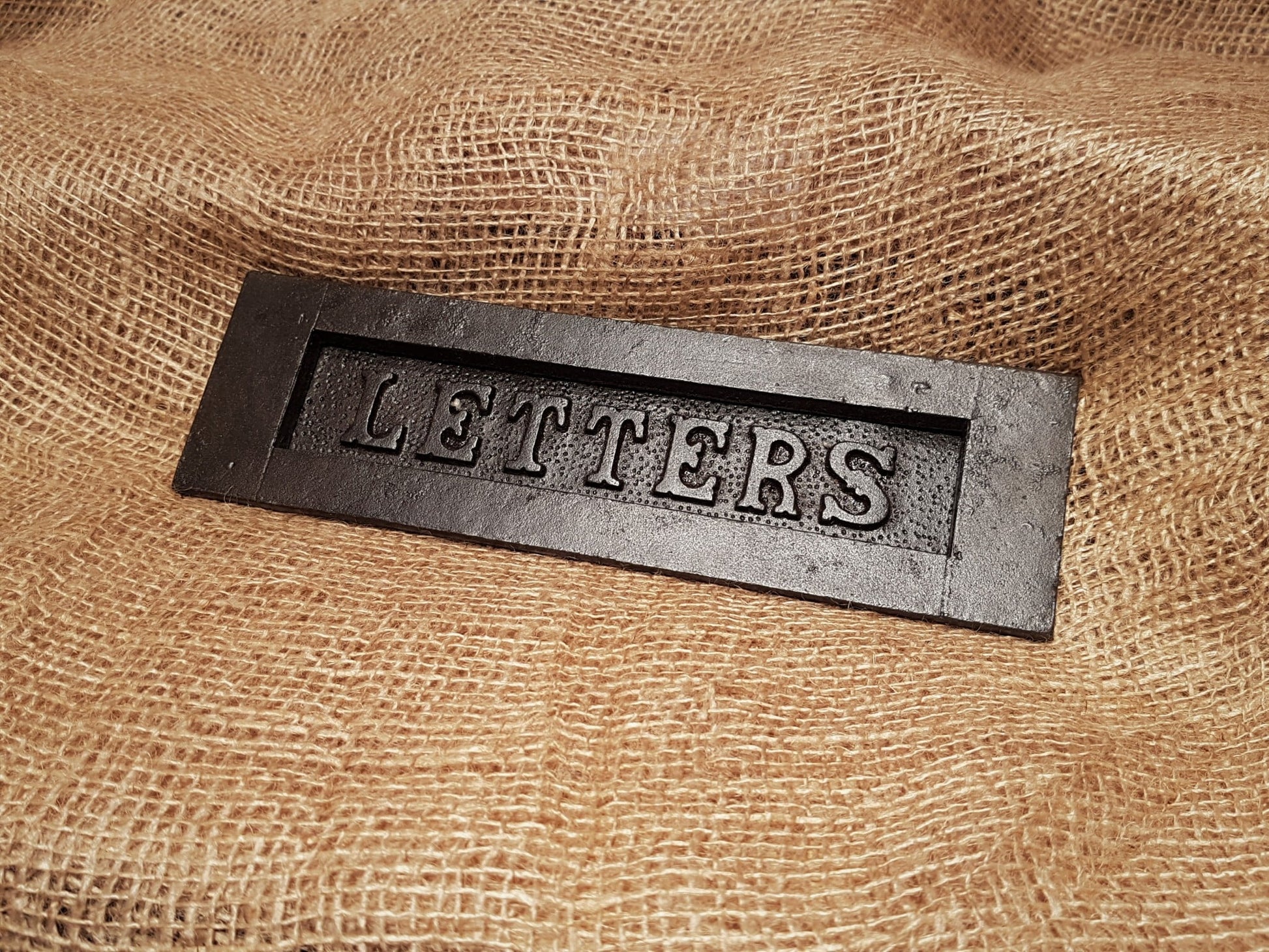 Letter Box Plate - Antique Iron - Spearhead Collection -  - Country Farmhouse, Door and Entry Way Accessories, Door Hardware, Exterior Decor, Hardware, Home Decor