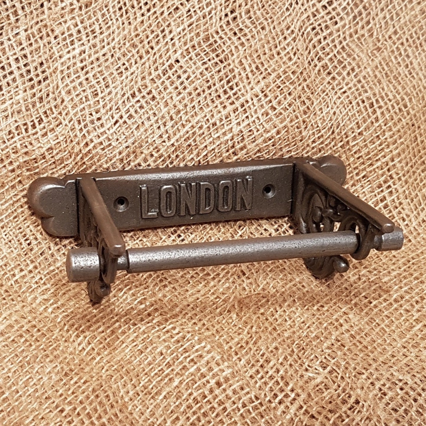 London Scroll Sides - Toilet Paper Holder - Spearhead Collection - Toilet Paper Holders - Bathroom Decor, Home Decor, Made in England, Toilet Paper Holders