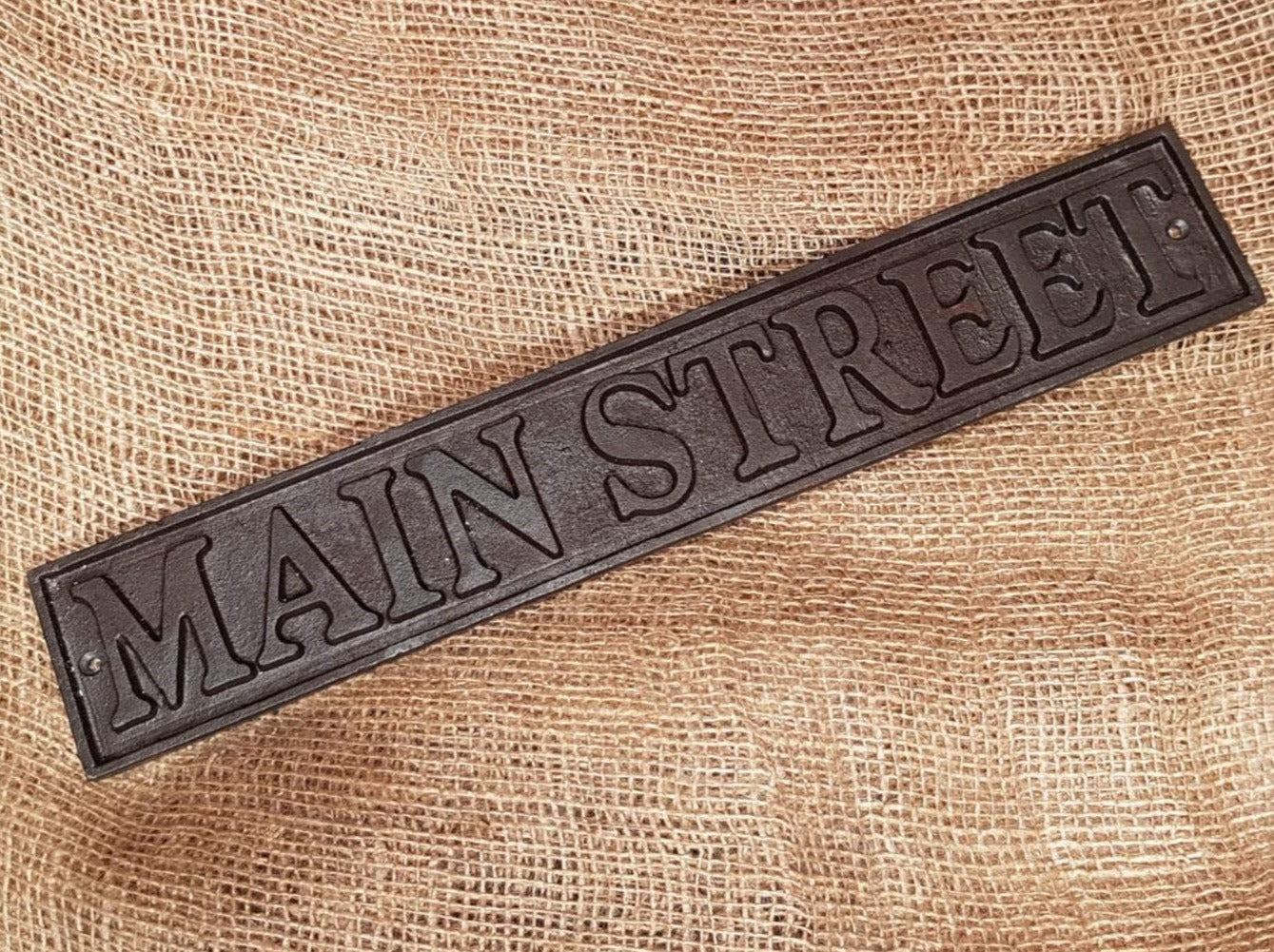 Main Street - Spearhead Collection - Plaques and Signs - Hardware, Home Decor, Plaques and Signs