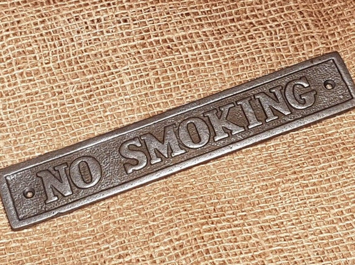 No Smoking - Spearhead Collection - Plaques and Signs - Home Decor, Office Decor, Plaques and Signs