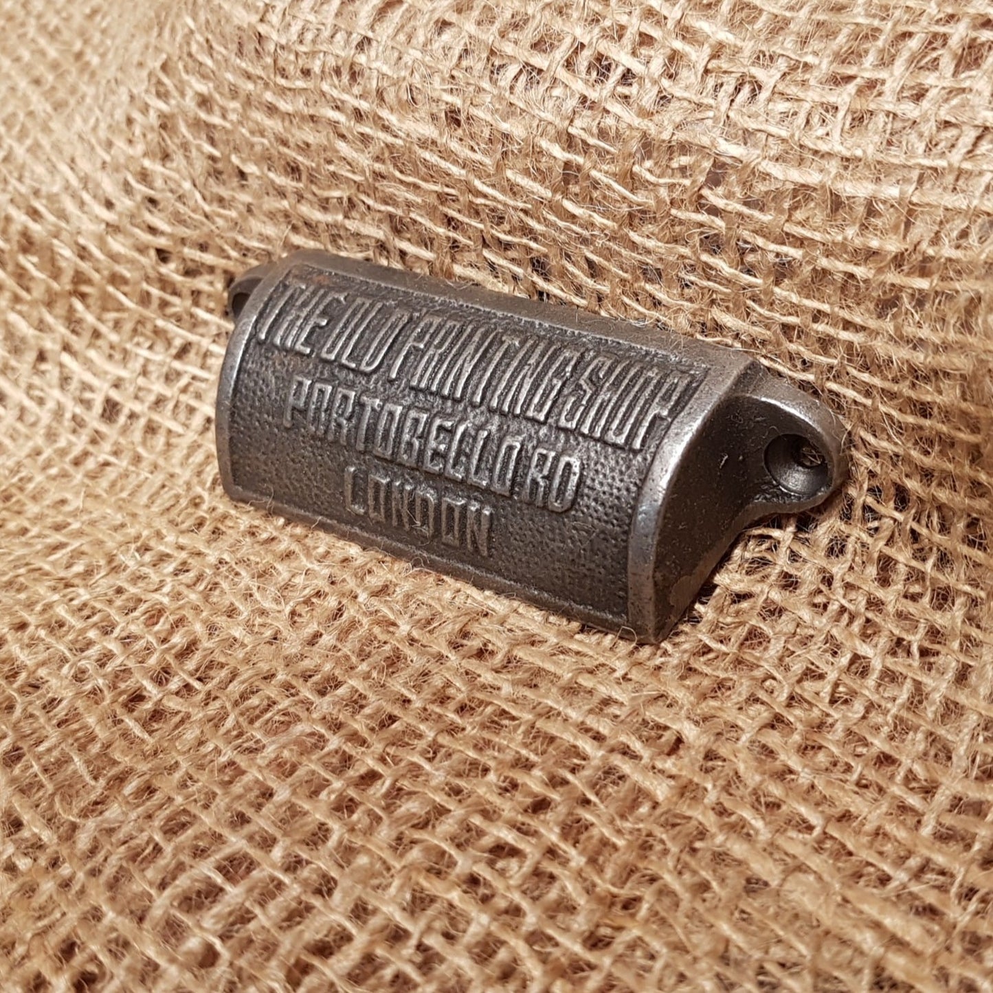 The Old Printing Shop Cup Pull Handle - Spearhead Collection - Cup Pull Handles - Cabinet Hardware, Drawer Hardware, Made in England, Pull Handles