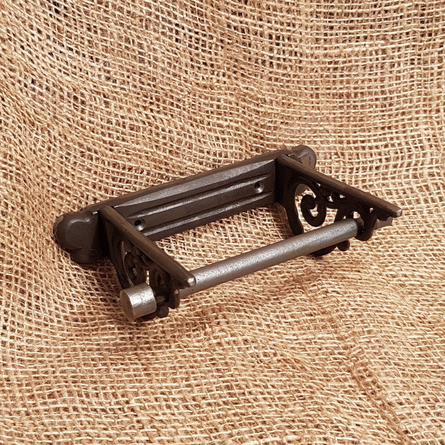 Plain Back Scroll Sides - Toilet Paper Holder - Spearhead Collection - Toilet Paper Holders - Bathroom Decor, Country Farmhouse, Home Decor, Toilet Paper Holders