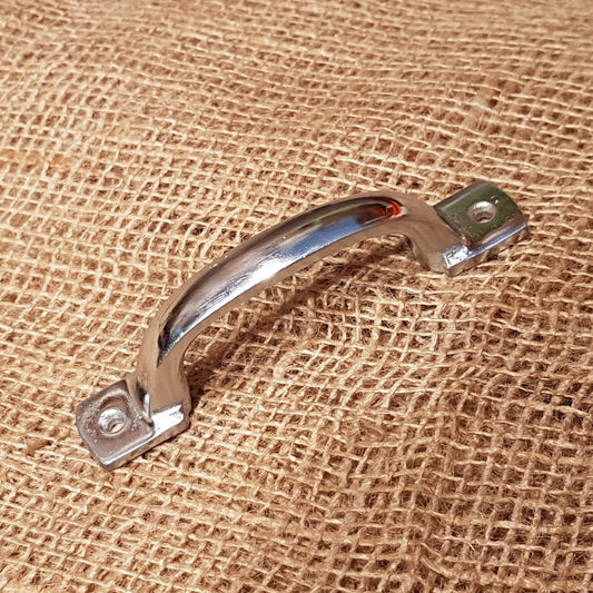 Square D Handle 5" Polished Chrome