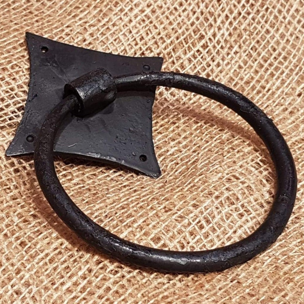 Door Knocker - Ring Design - Spearhead Collection - Door & Gate Entryway Hardware - Country Farmhouse, Door and Entry Way Accessories, Door Hardware, Door Knockers, Hardware, Home Decor, Stee