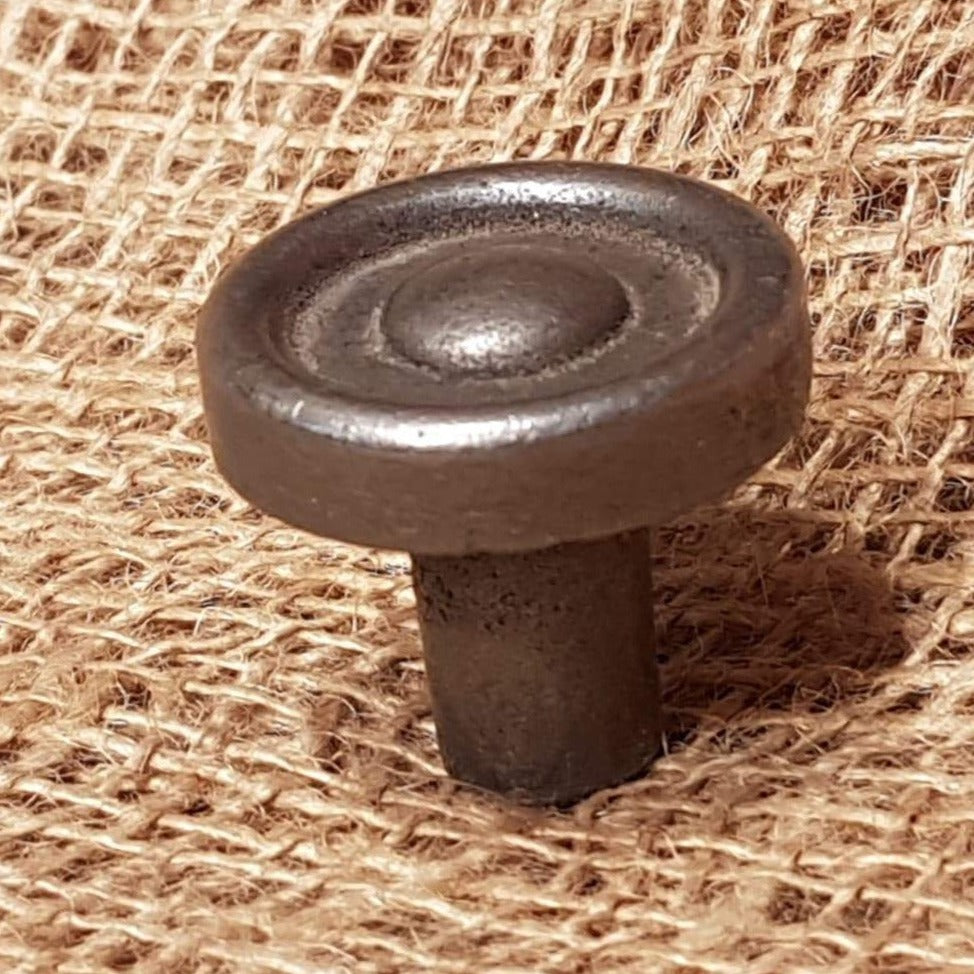 Round Indent Drawer Knob - Spearhead Collection - Drawer Knobs - Drawer Knobs, Hardware, Millwork Hardware