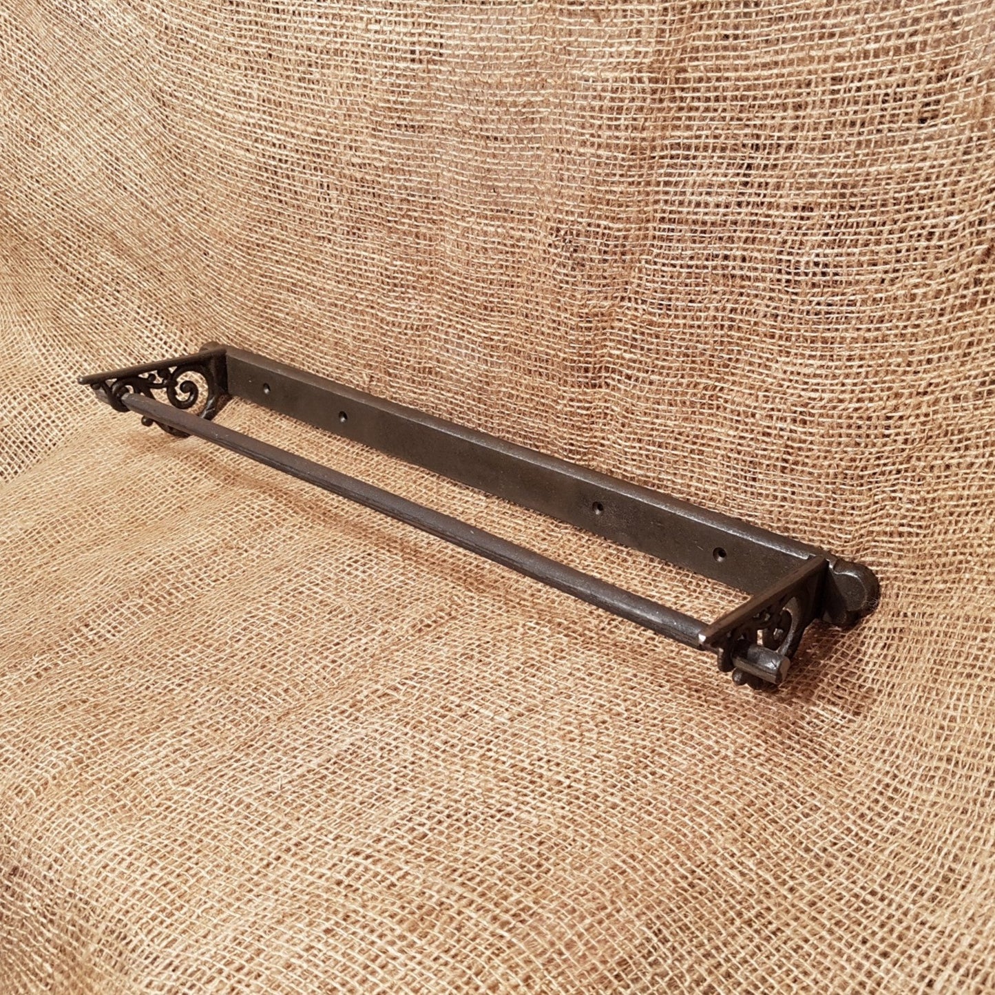 Towel Rail with Scroll Ends - 21" - Spearhead Collection - Rails & Rings - Bathroom Decor, Home Decor, Rails Rings & Eye Loops, Towel Holders