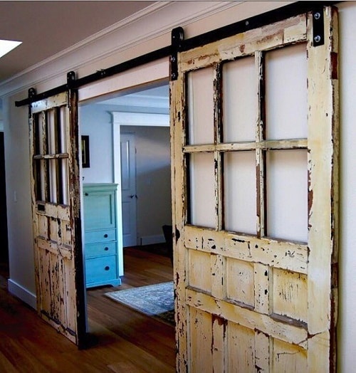 Sliding Door Hardware Kit - No Top Rail - Spearhead Collection -  - Barn Door Hardware, Barn Restoration, Door and Entry Way Accessories, Hardware, Industrial hardware, Kits