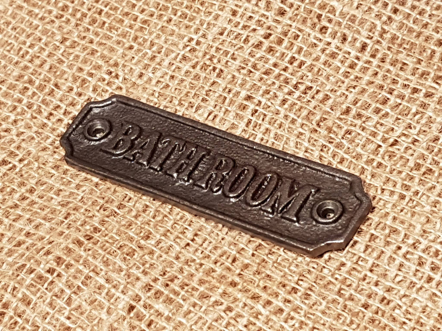 Bathroom - Spearhead Collection - Plaques and Signs - Bathroom Decor, Hardware, Home Decor, Office Decor, Plaques and Signs