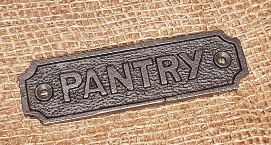 Pantry - Spearhead Collection - Plaques and Signs - Country Farmhouse, Home Decor, Kitchen Decor, Plaques and Signs