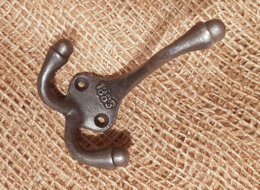 The "1883" Triple Robe Hook - Spearhead Collection - Triple Robe Hooks - Hat &amp; Coat Hooks, Hooks, Triple Hooks