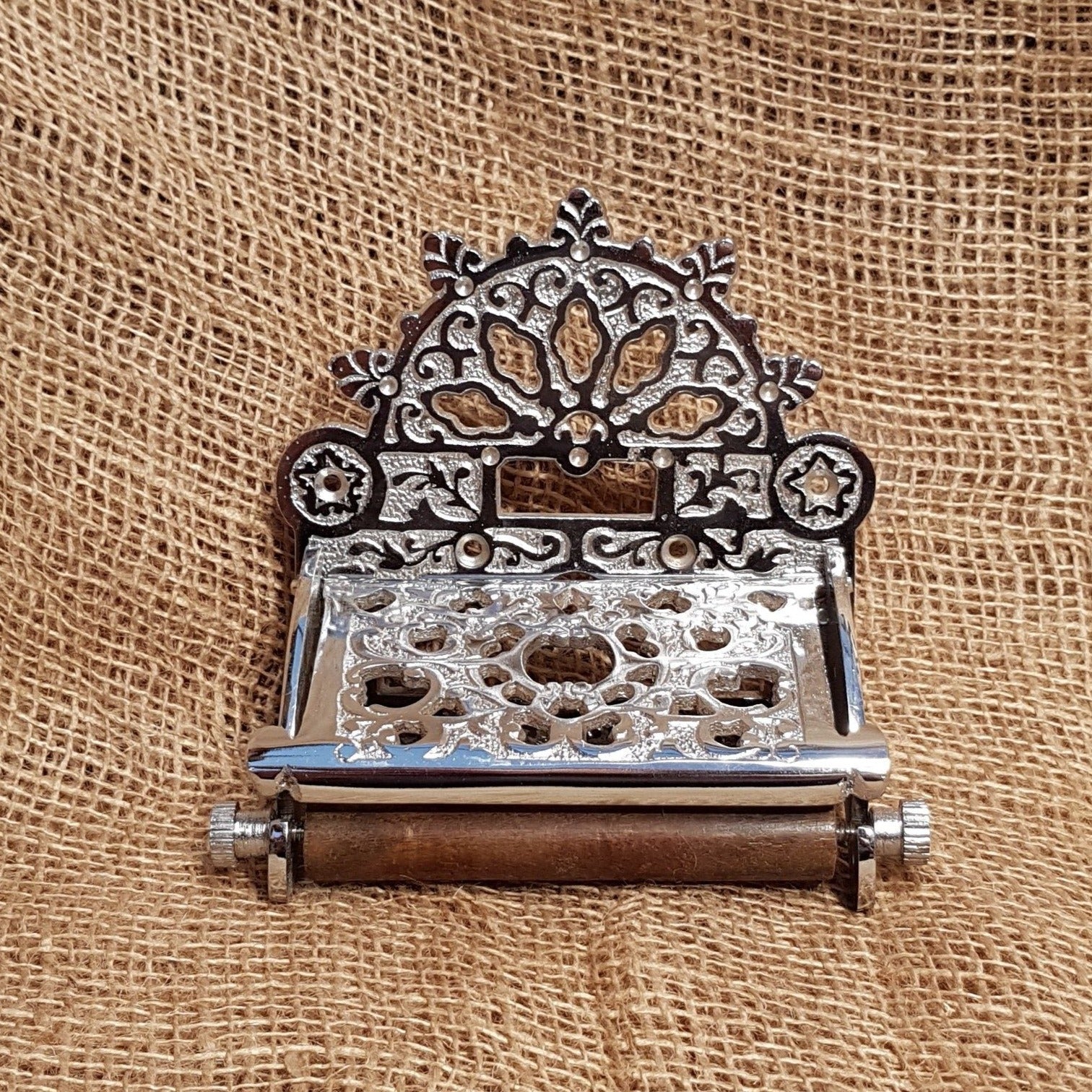 Victorian Chrome with Lid - Toilet Paper Holder - Spearhead Collection - Toilet Paper Holders - Bathroom Decor, Home Decor, Toilet Paper Holders, Victorian