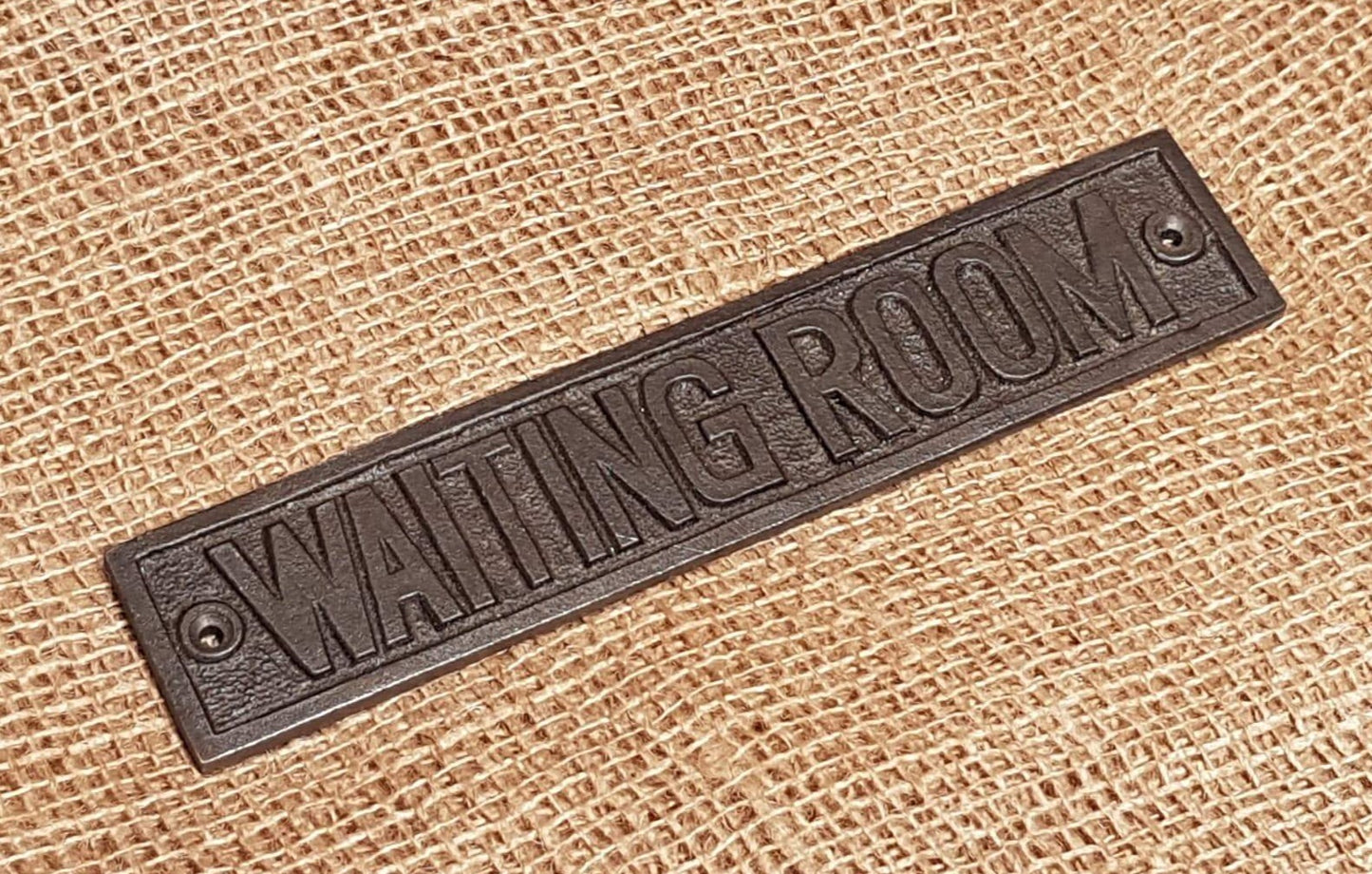 Waiting Room - Spearhead Collection - Plaques and Signs - Home Decor, Office Decor, Plaques and Signs