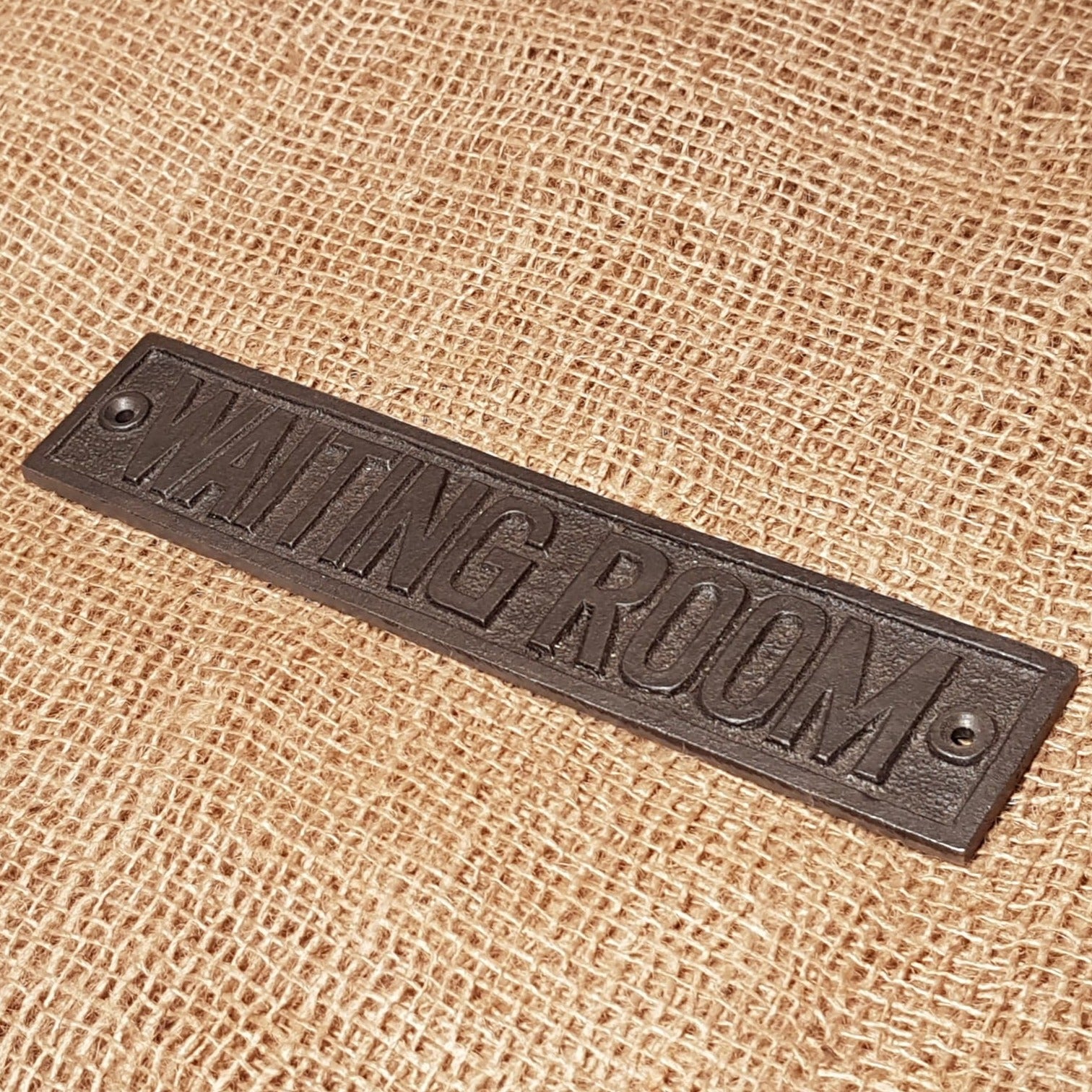 Waiting Room - Spearhead Collection - Plaques and Signs - Home Decor, Office Decor, Plaques and Signs